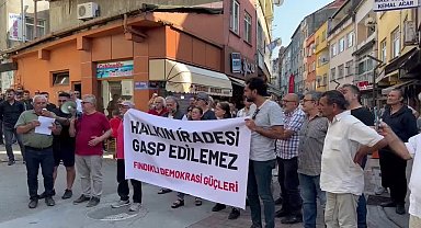 Hakkari Belediyesi'ne kayyum atanması Fındıklı'da protesto edildi
