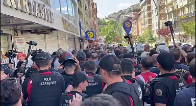 Hakkari'de DEM Partlilere polis müdahale etti
