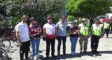 Iğdır'da Jandarma'nın 185. kuruluş yıl dönümüne özel bisiklet turu