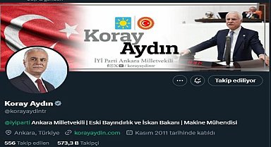 Koray Aydın İYİ Parti logosunu profilinden kaldırdı