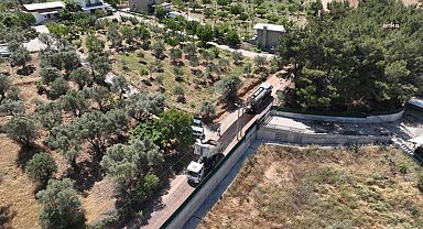 İzmir’de bayramda da yol çalışmaları hız kesmedi