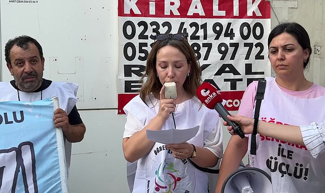 İzmir'de özel okul öğretmenlerinden oturma eylemi:
