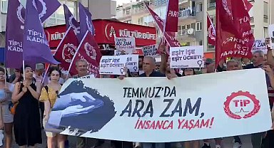İzmir'de TİP üyelerinden asgari ücret çağrısı: