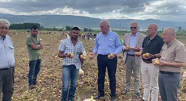Kadim Durmaz, patates üreticilerini dinledi:
