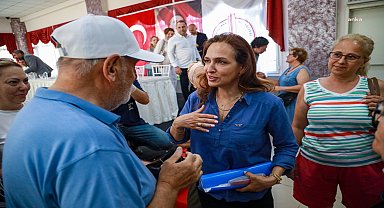 Karşıyaka Belediye Başkanı Ünsal, vatandaşlarla buluştu