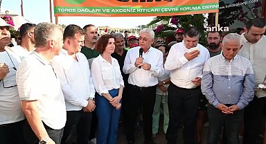 Kekova'da iskele ihalesine protesto: