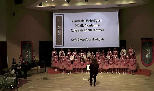 Konyaaltı Çocuk Korosu'na 'Özel' ödül
