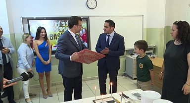 Küçük başkandan İBB Başkanı’na doğum günü sürprizi. İmamoğlu: “En güzel doğum günüm” 