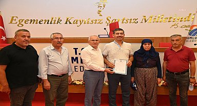 Kumluca'da tapu sevinci