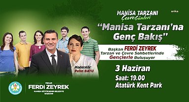 Manisa Büyükşehir Belediye Başkanı Ferdi Zeyrek, gençlerin sorularını yanıtlayacak