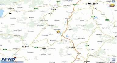 Manisa Soma'da 4.8 büyüklüğünde deprem oldu