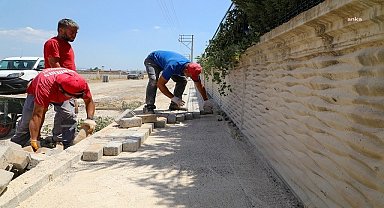Menderes Belediyesi, yol yapım çalışmalarını sürdürüyor