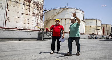 Mersin Büyükşehir İtfaiyesi, yapıları yangına karşı denetliyor