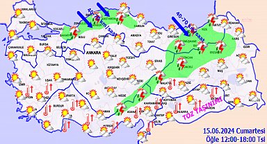 Meteoroloji'den kuvvetli yağış ve rüzgar uyarısı