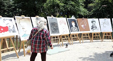 “Nazım Hikmet Karikatürleri Sergisi” Kuğulupark’ta