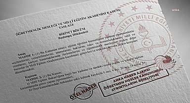 Öğretmenlik Mesleği ve Milli Eğitim Akademisi Kanun Taslağı... Akademideki öğretmene maaş, sigorta, özel ders yönlendirmesi yapan öğretmene ceza, eğitimde şiddete yarı oranda artırılmış ceza yer alıyor...