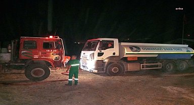 Osmangazi Belediyesi’nden Büyükorhan'daki yangın söndürme çalışmalarına destek