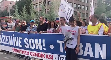 Özel sektör öğretmenleri TBMM önünde 19 gündür nöbette: