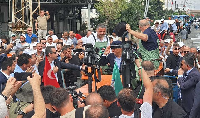 Özgür Özel ''Buğday Mitingi'' için Hayrabolu'da:
