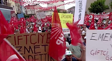 Özgür Özel, ''Buğday Mitingi''nde konuştu:
