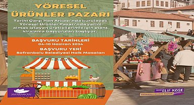 Safranbolu Belediyesi, “Yöresel Ürünler Pazarı” kuruyor