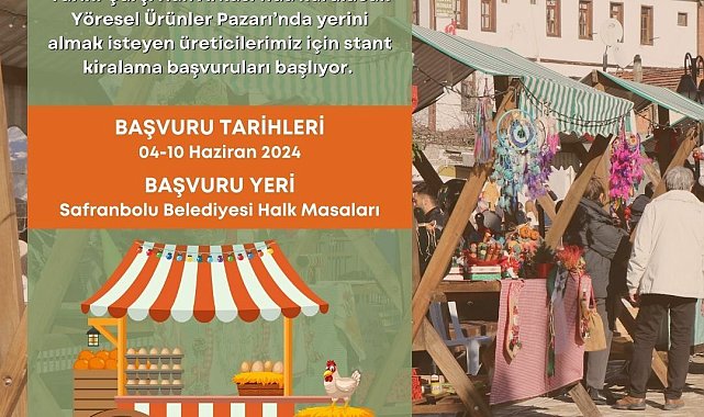 Safranbolu Belediyesi, “Yöresel Ürünler Pazarı” kuruyor