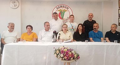 Samsun'da sağlık meslek örgütleri, Dr. Ahmet Kurt'a yapılan saldırıyı kınadı: “Şiddetin hiçbir türünü kabul etmiyoruz. Mücadelemizden vazgeçmeyeceğiz”