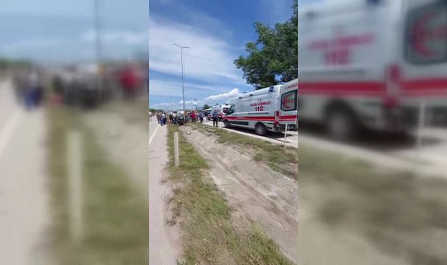 Sinop’a düğüne gelen aile kaza yaptı: 5 yaralı
