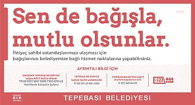 Tepebaşı Belediyesi Nihal-İsmail Akçura Aşevi, yardımsever vatandaşlar ile ihtiyaç sahipleri arasında köprü olacak