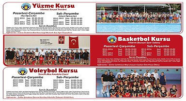 Turgutlu Belediyesi Yaz Spor Okulları ve Kültür Kursları, 1 Temmuz başlıyor