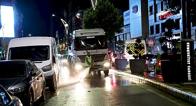 Van'da başkanlar bayram temizliğine katıldı