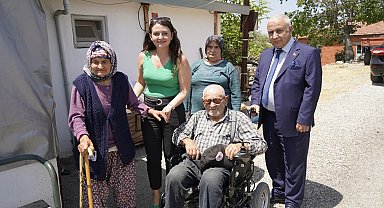 Yunusemre Belediyesi'nden vatandaşa akülü araç desteği