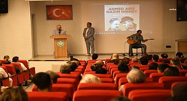 Yunusemre, büyük şairler Nazım Hikmet ve Ahmed Arif’i şiirleriyle andı 
