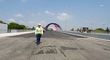 Adana Büyükşehir, Yavuzlar Köprüsü’ndeki çalışmalarda sona yaklaştı
