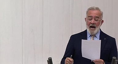 Yenişehirlioğlu'nun muhalefet sıralarına el işaretiyle 