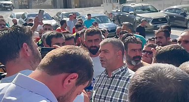 Akçakiraz Belediye Başkanı Ormanoğlu’dan, Elazığ'da haklarını alamayan 300 işçiye destek ziyareti