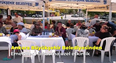 Ankara Büyükşehir'den emeklilere özel 'Emekliler Meclisi'