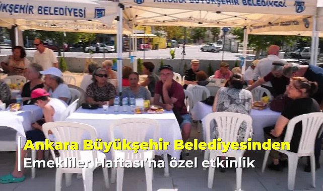 Ankara Büyükşehir'den emeklilere özel 'Emekliler Meclisi'