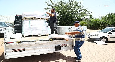 Antalya Büyükşehir'den Serik ve Alanyalı üreticilere 8 ton kaolin kili desteği