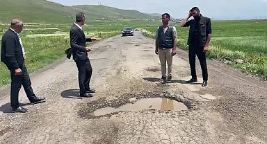 Ardahan'da köy yolu yapılmamasına tepki: