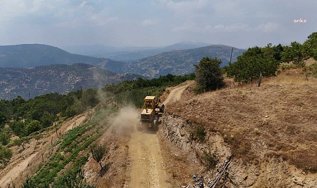 Aydın Büyükşehir, kırsal mahallelerde de çalışmalarını sürdürüyor