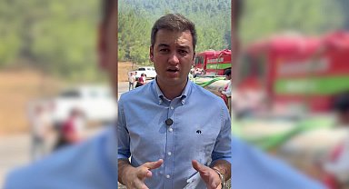 Bodrum'da orman yangını... Belediye Başkanı Mandalinci: Yangının büyümemesi için elimizden gelen bütün çabayı sarf ediyoruz