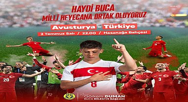 Buca Belediyesi, milli maç için dev ekran kuracak