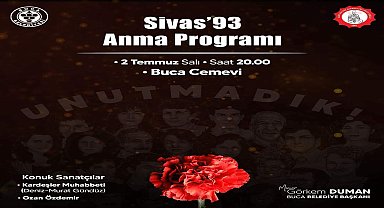 Buca’da Sivas Katliamı'nda kaybedilenler anılacak