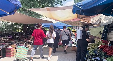 Bursa'da semt pazarını gezen CHP’li Öztürk'ten 'TÜİK' eleştirisi: