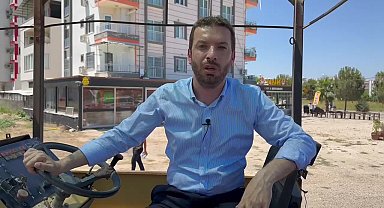 Ceyhan Belediye Başkanı Aydar, Namık Kemal Mahallesi’nde asfalt çalışmalarına katıldı