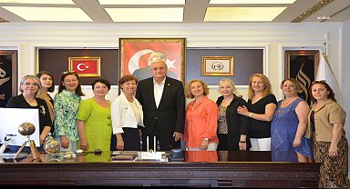 CHP Bozüyük Kadın Kolları'ndan, Belediye Başkanı Bakkalcıoğlu'na ziyaret