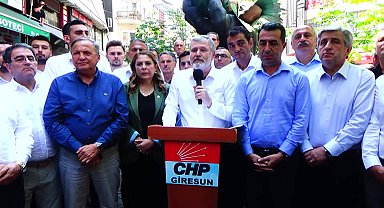CHP’li milletvekilleri ve il başkanlarından Giresun'da 