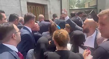 Cumhurbaşkanı Erdoğan, grup toplantısının ardından TBMM Başkanı Kurtulmuş ile görüştü