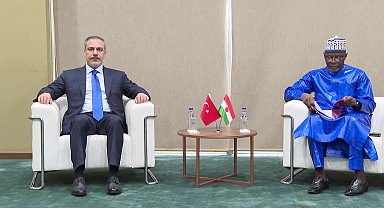 Dışişleri Bakanı Hakan Fidan, Nijer Dışişleri Bakanı Bakary Yaou Sangare ile görüştü